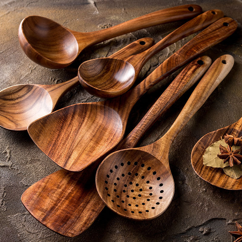 WoodenKitchen™ - Utensil Set 50% OFF