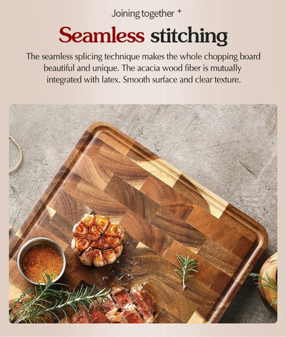 WoodenKitchen™ - Premium Acacia Wood Cutting Board - WoodenKitchen