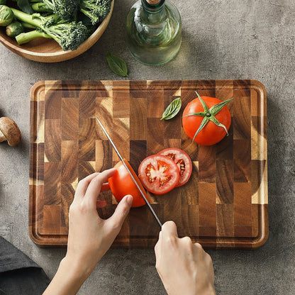 WoodenKitchen™ - Premium Acacia Wood Cutting Board - WoodenKitchen