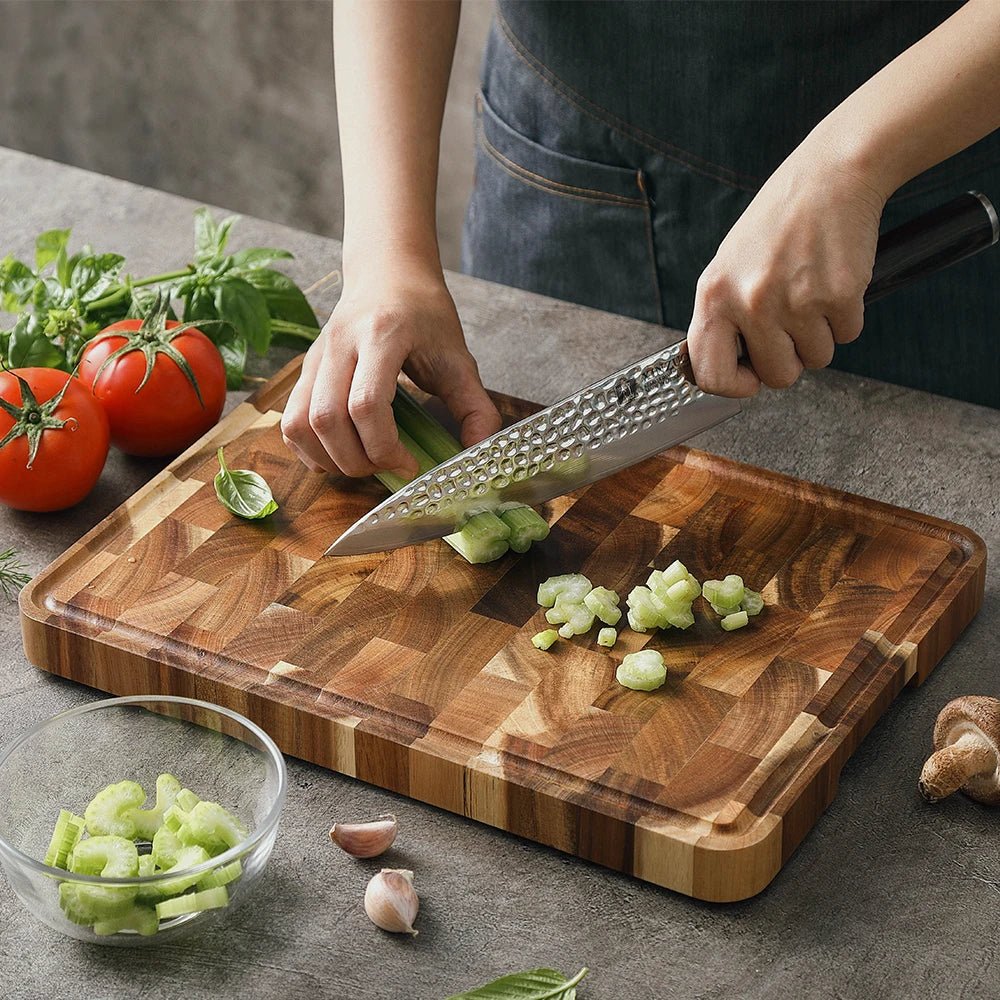 WoodenKitchen™ - Premium Acacia Wood Cutting Board - WoodenKitchen