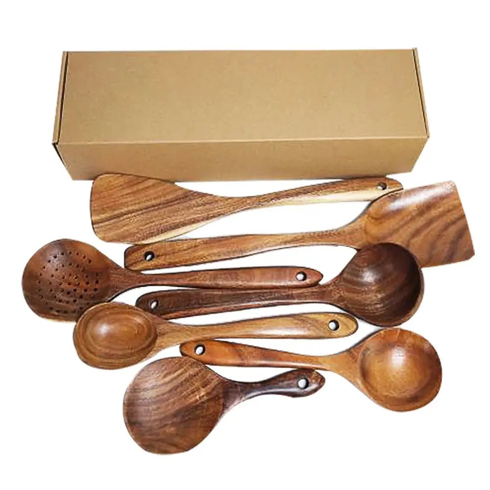 WoodenKitchen™ - Utensil Set 50% OFF - WoodenKitchen