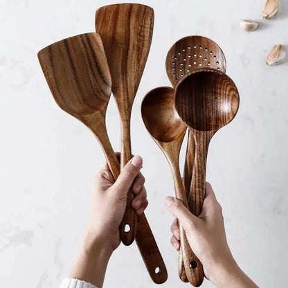 WoodenKitchen™ - Utensil Set 50% OFF - WoodenKitchen